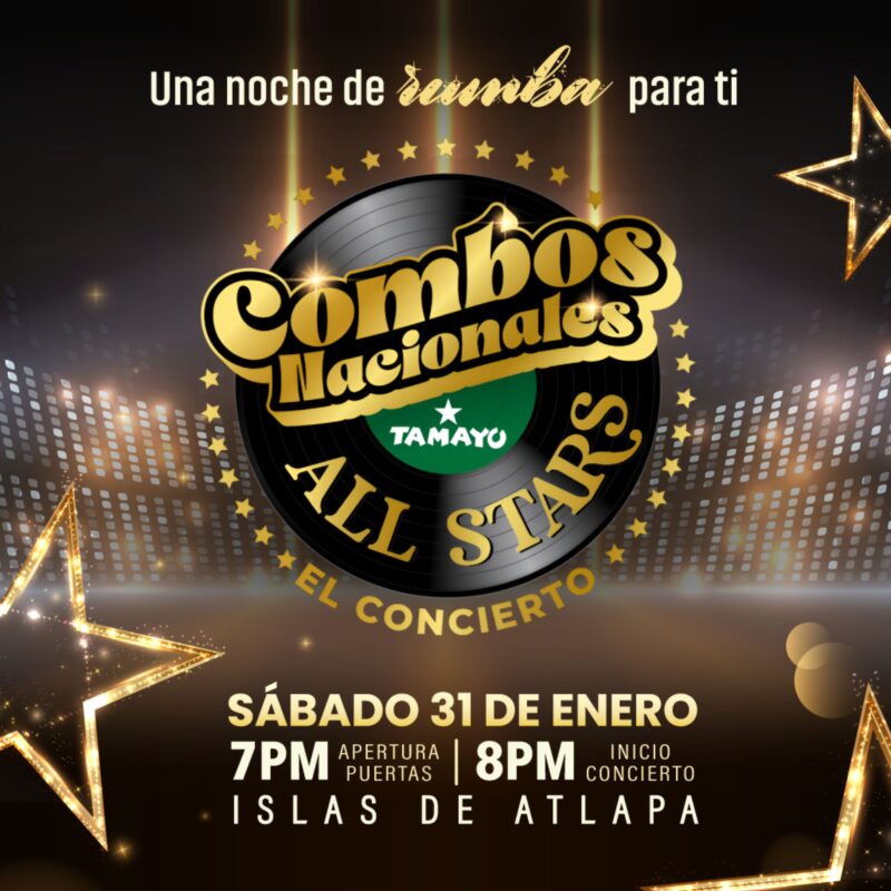 Tamayo Records anuncia el próximo concierto de Combos Nacionales Tamayo All Stars en Atlapa